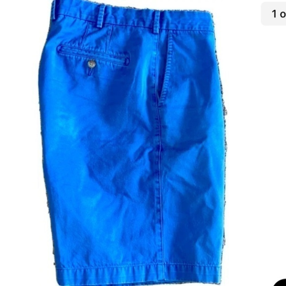 PETER MILLAR BLUE 100% PIMA COTTON GOLF SHORTS GREAT COND. WAIST 38